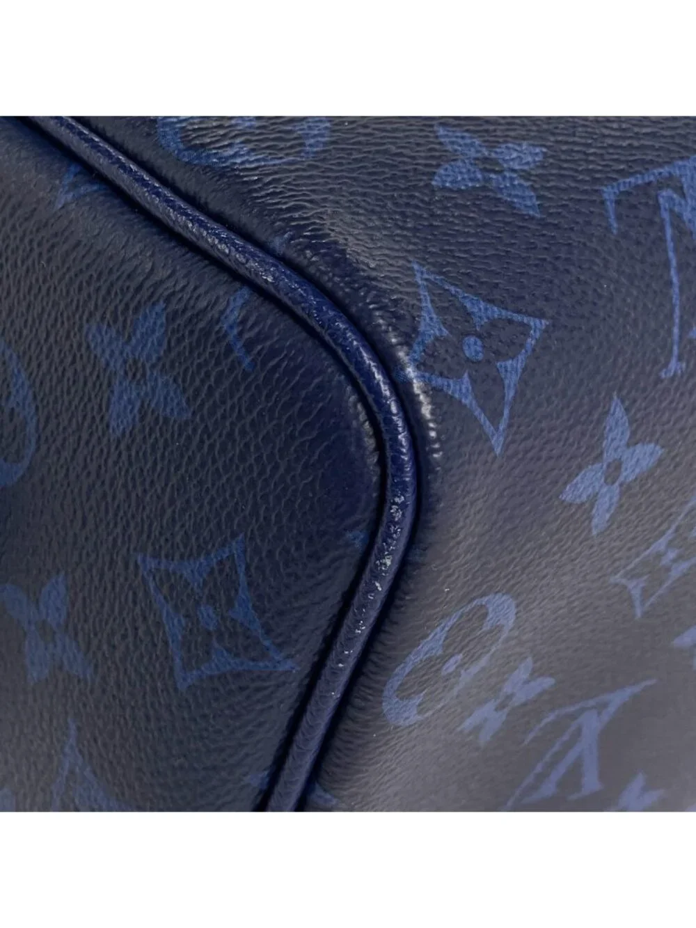 Louis Vuitton Dopp Kit Pouch Travel Bag Second Taigarama Cobalt